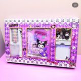 Zetconcept 🎀 Kuromi Lüks Kırtasiye Seti – Tarz, Işıltı ve Eğlence Bir Arada! 🎀- Muhteşem Bir Okul Hediyesi - 1 - Karışık Çok Renkli