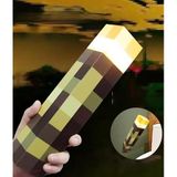 ZETCONCEPT Madenci Meşale Torch, Şarj Edilebilir, Duvar Monteli Lamba, Çok Renkli, Torch Tasarım, Plastik, 28 cm, Type-C USB Şarjlı, Taşınabilir