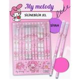 ZETCONCEPT Silinebilir Jel Tükenmez Kalem Seti, Siyah Mürekkep, Hello Kitty My Melody Desenli, 12'li Paket, Okul ve Ofis İçin