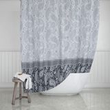 Zethome 2102 Evdy Çift Kanat 110x200 cm Duş Perdesi