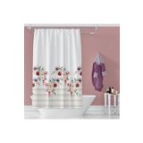 Zethome Banyo Perdesi 1x100x200 Tek Kanat Duş Perdesi Halka Hediyeli 11237
