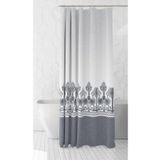 Zethome Banyo Perdesi 1X100X200 Tek Kanat Duş Perdesi Halka Hediyeli Duşakabin Perdesi 4238