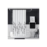 Zethome Banyo Perdesi 1x110x200 Tek Kanat Duş Perdesi Halka Hediyeli Duşakabin Perdesi 3389