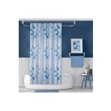 Zethome Banyo Perdesi 1x110x200 Tek Kanat Duş Perdesi Halka Hediyeli Duşakabin Perdesi 4246