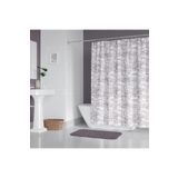 Zethome Banyo Perdesi 1x120x200 Tek Kanat Duş Perdesi Halka Hediyeli 1406