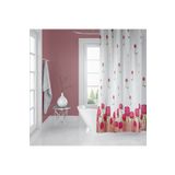 Zethome Banyo Perdesi 1x120x200 Tek Kanat Duş Perdesi Halka Hediyeli 7017