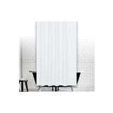Zethome Banyo Perdesi 1x120x200 Tek Kanat Duş Perdesi Halka Hediyeli Duşakabin Perdesi 0010 Beyaz