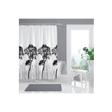 Zethome Banyo Perdesi 1x120x200 Tek Kanat Duş Perdesi Halka Hediyeli Duşakabin Perdesi 3391