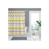 Zethome Banyo Perdesi 1x120x200 Tek Kanat Duş Perdesi Halka Hediyeli Duşakabin Perdesi 4597