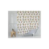Zethome Banyo Perdesi 1x180x200 Tek Kanat Duş Perdesi Halka Hediyeli 8952