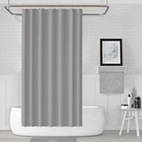 Zethome Banyo Perdesi 1x180x200 Tek Kanat Duş Perdesi Halka Hediyeli Duşakabin Perdesi 0010 Gri