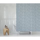 Zethome Banyo Perdesi 1x180x200 Tek Kanat Duş Perdesi Halka Hediyeli Duşakabin Perdesi 2880 Gri