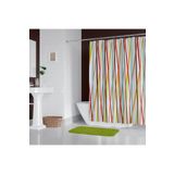Zethome Banyo Perdesi 2x120x200 Tek Kanat Duş Perdesi Halka Hediyeli Duşakabin Perdesi 6710