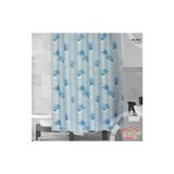 Zethome Banyo Perdesi Yunuslu Çift Kanat 2x110x200 Duş Perdesi