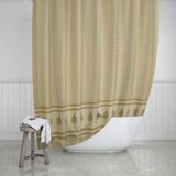 Zethome Evdy Banyo Duş Perdesi 5030 Çift Kanat 2X110X200 - Çok Renkli