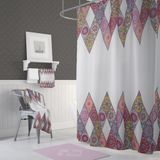 Zethome Jackline 10149 2X120x200 cm Banyo Perdesi