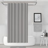 Zethome Jackline Banyo Duş Perdesi 0010 Gri Çift Kanat 2x120x200 Çok Renkli