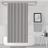 Zethome Jackline Banyo Duş Perdesi 0010 Gri Tek Kanat 1X180X200 - Çok Renkli - Siyah - Plastik