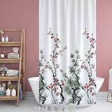 Zethome Jackline Banyo Duş Perdesi 7766 tek Kanat 1x120x200
