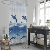 Zethome Jackline Banyo Duş Perdesi 9515 Çift Kanat 2x120x200