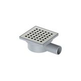 Zethome Line 10 x 10 cm Yer Sifonu Yandan Çıkışlı 50Q - 1 Adet