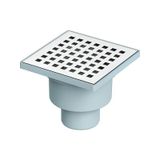 Zethome Line 10 x 10 cm Yer Sifonu Yandan Çıkışlı 50Q
