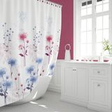 Zethome Tropik 8747 180X200 cm Tropik Tek Kanat Duş Perdesi
