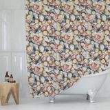 Zethome Tropik Banyo Duş Perdesi 11909 Tek Kanat 1x180x200