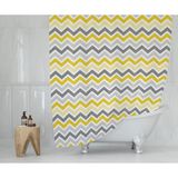 Zethome Tropik Banyo Duş Perdesi 4597 Tek Kanat 1X120X200 - Beyaz