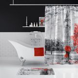 Zethome Tropik Bigben Banyo Duş Perdesi Tek Kanat 1x120x200