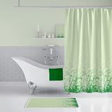 Zethome Tropik Hayfield Banyo Duş Perdesi Tek Kanat 1x180x200