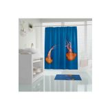 Zethome Tropik Jellyfish Tek Kanat 1x180x200 Banyo Duş Perdesi