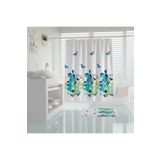 Zethome Tropik Spring Banyo Duş Perdesi Tek Kanat 1x180x200