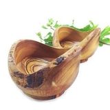 Zethome Zeytin Ağacı Ahşap Kütüklü Kase 15 cm