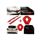 ZETOTO Renault Clio 4 Panjur Arma Bagaj Arma Panjur Çıtası Seti Kırmızı Renk