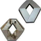 Zetoto Renault Symbol Thalia Panjur Arması 2009 Sonrası - Krom - 10 cm