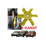 ZETOTO Tofaş Doğan Kartal Şahin Radyatör Fan Pervanesi 6 Kanat