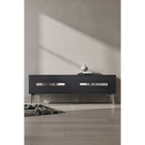 zetuna home TSA1220AS - TSA120 TV STAND, TV SEHPASI ve TV ÜNİTESİ ANTRASİT - SILVER 120CM