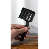 Zeus Fade Comb – Profesyonel Saç Kesim Tarağı - 0/01 Füme Gri