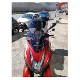 Zeus Motor 2014-2024 Yamaha Tricity 155 Uyumlu Uzun Ön Cam Koyu Füme