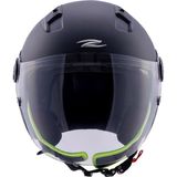 Zeus ZS-213 Matt Black Açık Kask - Renkli