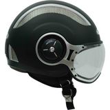 Zeus ZS-218A Matt Black Açık Kask - XS - Renkli