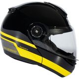 Zeus ZS-3050 Be6 Black Yellow Çene Açılır Kask - Renkli - XS