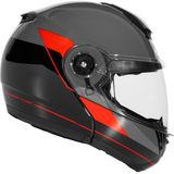 Zeus ZS-3050 Be7 Grey Red Çene Açılır Kask - XS - Renkli