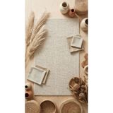 Zev Halı Kuak Ekru Yıkanabilir Kaymaz Peluş Banyo Yolluk Halı KU04 Özel Ölçü 100x150 Oval HALI-KU04