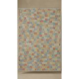 zev-hali Zev Halı Bamyan Serisi El Dokuması Renkli Geometrik Kilim 200x294 200x294 KILIM-200X294