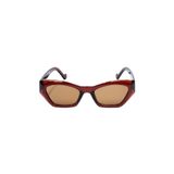Zevahir Kadın Kahverengi Retro Cat Eye Güneş Gözlüğü