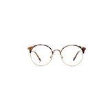 Zevahir Unisex Leopar Gold Çerçeve Mavi Işık Filtreli Ekran Gözlüğü