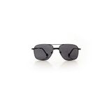 Zevahir Unisex Metal Çerçeve Köprülü Siyah Güneş Gözlüğü