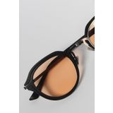 Zevahir Unisex Siyah-turuncu Metal Çerçeve Güneş Gözlüğü
